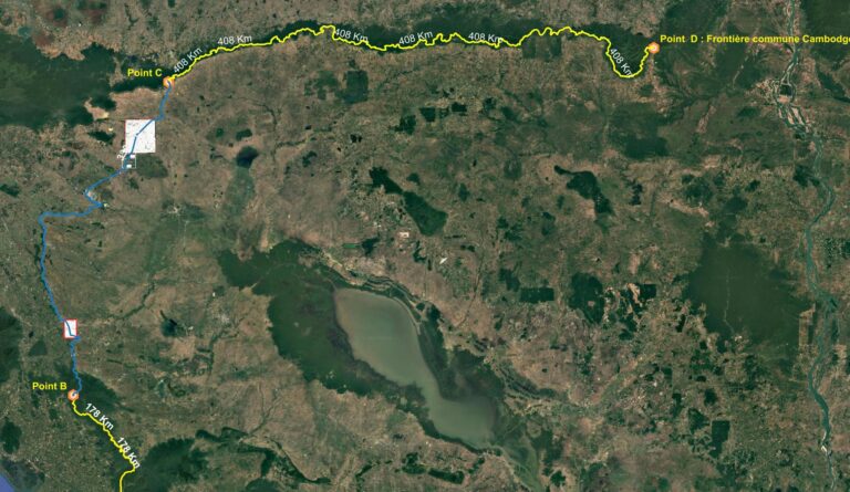 Read more about the article La frontière terrestre du Cambodge avec la Thaïlande : ព្រំដែន​កម្ពុជា-ថៃ