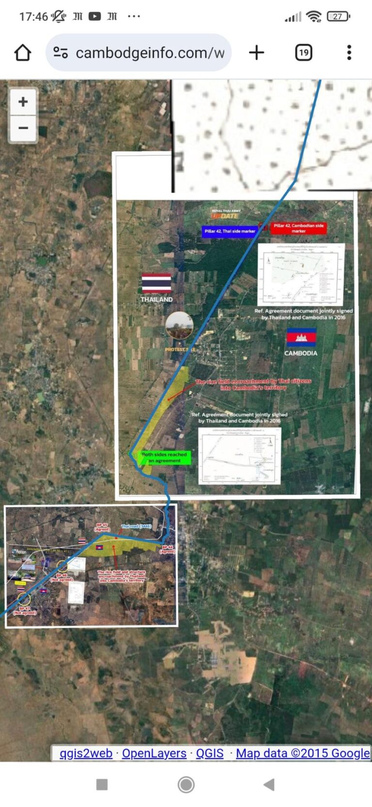 Read more about the article Cambodge : Communiqué du Secrétariat d’État aux Affaires Frontalières